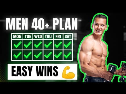 The ONLY Weekly Workout Plan Men Over 40 Need 🔥