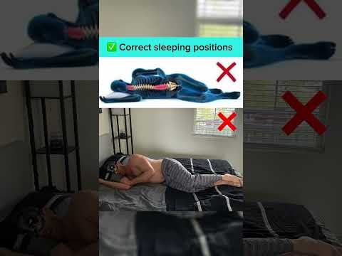 The BEST Sleeping Positions! #sleeping #alignment