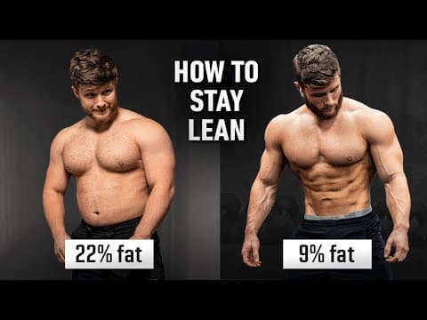 How To Get Lean & STAY Lean Forever (Using Science)